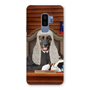 The Judge: Custom Pet Phone Case - Paw & Glory - Dog Portraits - Pet Portraits