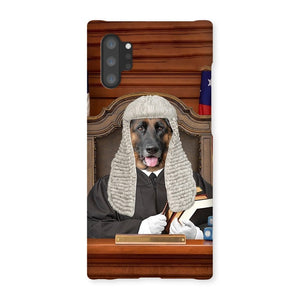 The Judge: Custom Pet Phone Case - Paw & Glory - Dog Portraits - Pet Portraits