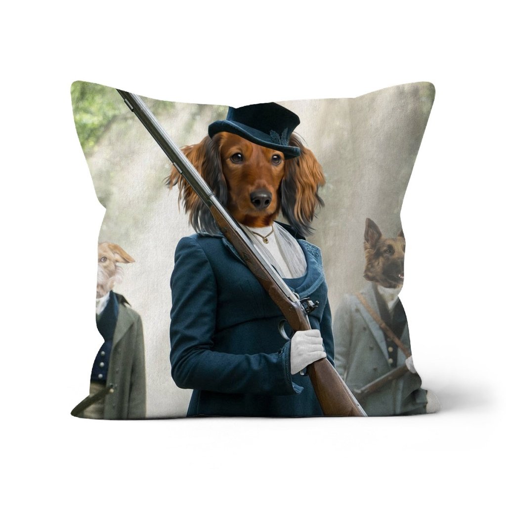 The Kate (Bridgerton Inspired): Custom Pet Pillow - Paw & Glory - Dog Portraits - Pet Portraits