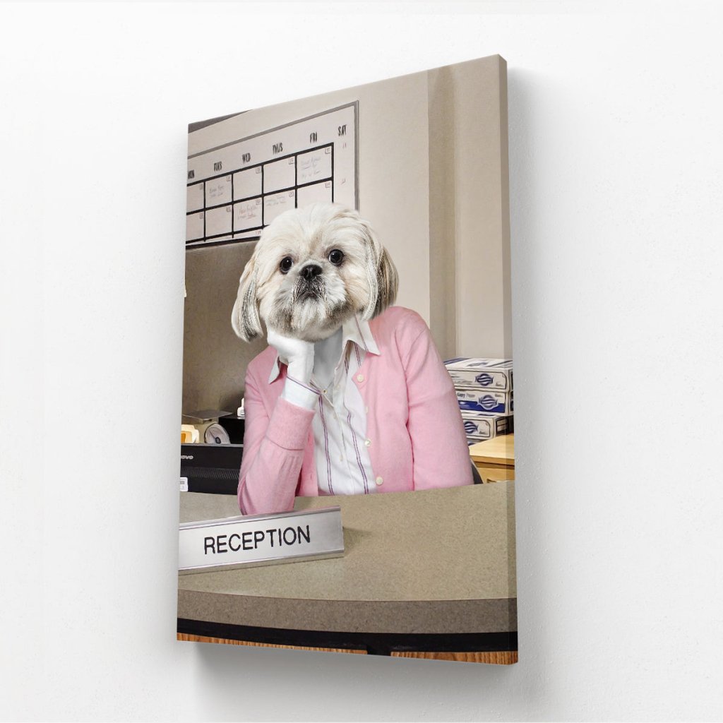 The Kelly (The Office USA Inspired): Custom Pet Canvas - Paw & Glory - #pet portraits# - #dog portraits# - #pet portraits uk# #renaissance pet portraits# - #custom pet portraits# - #cat and dog portraits# - #cat portraits#