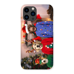 The Kids Christmas: Custom Pet Phone Case - Paw & Glory - Dog Portraits - Pet Portraits