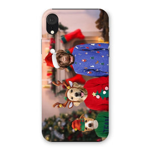 The Kids Christmas: Custom Pet Phone Case - Paw & Glory - Dog Portraits - Pet Portraits