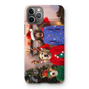 The Kids Christmas: Custom Pet Phone Case - Paw & Glory - Dog Portraits - Pet Portraits