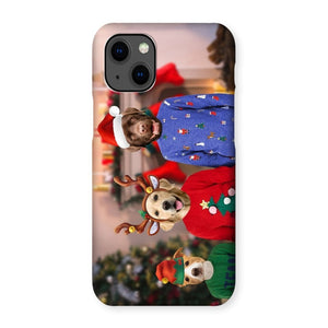 The Kids Christmas: Custom Pet Phone Case - Paw & Glory - Dog Portraits - Pet Portraits