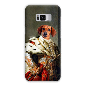 The King: Custom Pet Phone Case - Paw & Glory - Dog Portraits - Pet Portraits