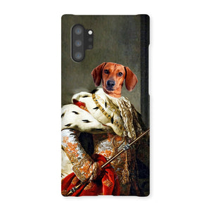 The King: Custom Pet Phone Case - Paw & Glory - Dog Portraits - Pet Portraits