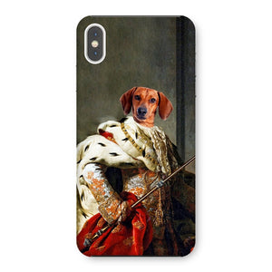 The King: Custom Pet Phone Case - Paw & Glory - Dog Portraits - Pet Portraits