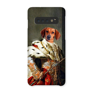 The King: Custom Pet Phone Case - Paw & Glory - Dog Portraits - Pet Portraits