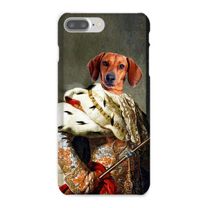 The King: Custom Pet Phone Case - Paw & Glory - Dog Portraits - Pet Portraits