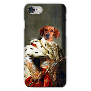 The King: Custom Pet Phone Case - Paw & Glory - Dog Portraits - Pet Portraits