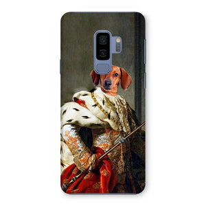 The King: Custom Pet Phone Case - Paw & Glory - Dog Portraits - Pet Portraits