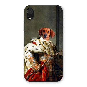 The King: Custom Pet Phone Case - Paw & Glory - Dog Portraits - Pet Portraits