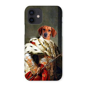 The King: Custom Pet Phone Case - Paw & Glory - Dog Portraits - Pet Portraits