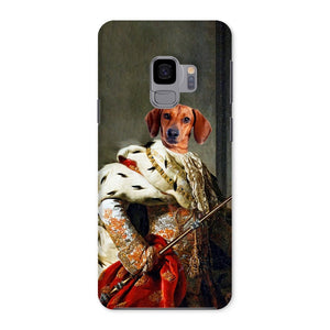 The King: Custom Pet Phone Case - Paw & Glory - Dog Portraits - Pet Portraits