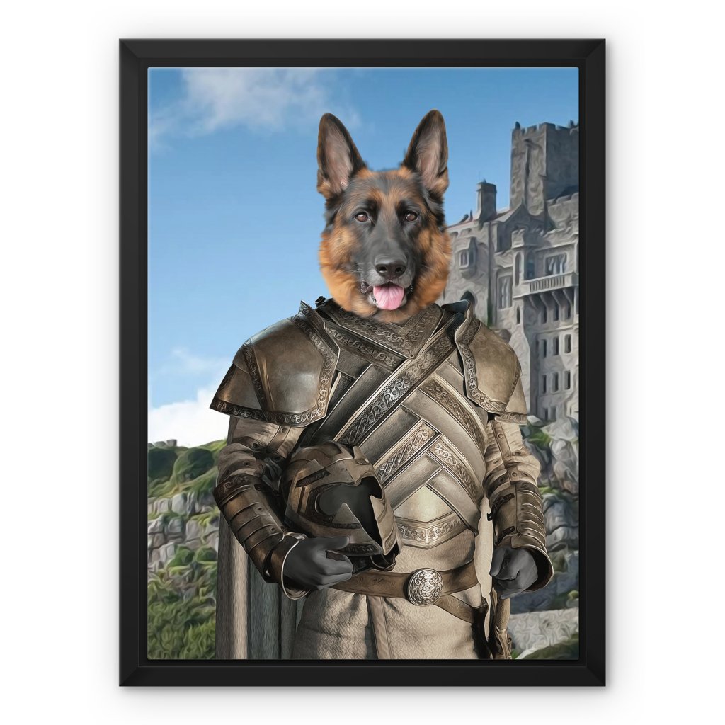 The King Maker (House Of The Dragon Inspired): Custom Pet Canvas - Paw & Glory - Dog Portraits - Pet Portraits