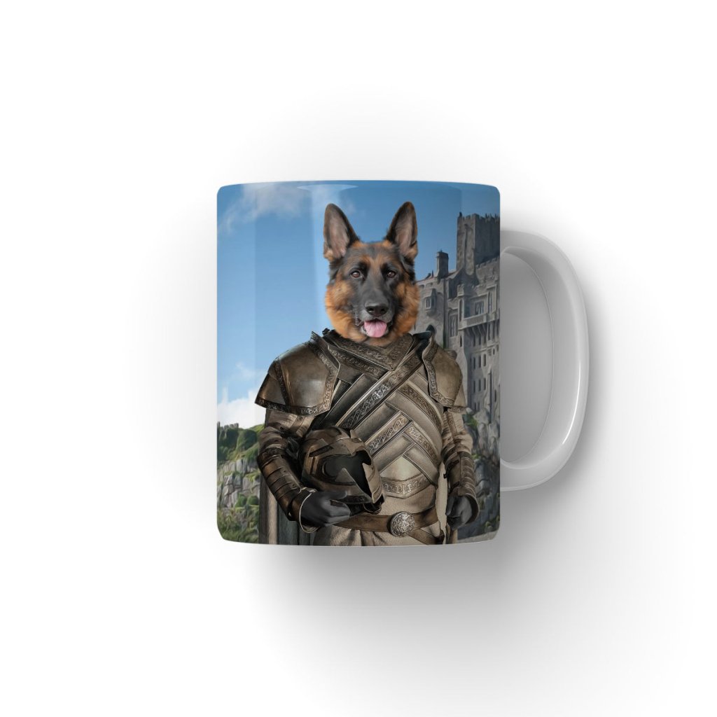 The King Maker (House Of The Dragon Inspired): Custom Pet Coffee Mug - Paw & Glory - Dog Portraits - Pet Portraits