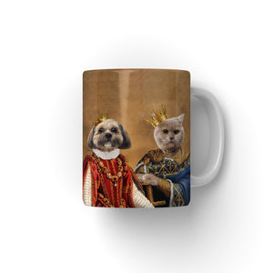 The King & Queen: Custom Pet Coffee Mug - Paw & Glory - Dog Portraits - Pet Portraits