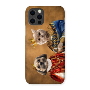 The King & Queen: Custom Pet Phone Case - Paw & Glory - Dog Portraits - Pet Portraits