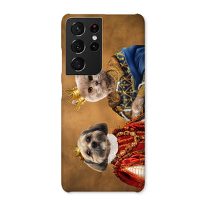 The King & Queen: Custom Pet Phone Case - Paw & Glory - Dog Portraits - Pet Portraits