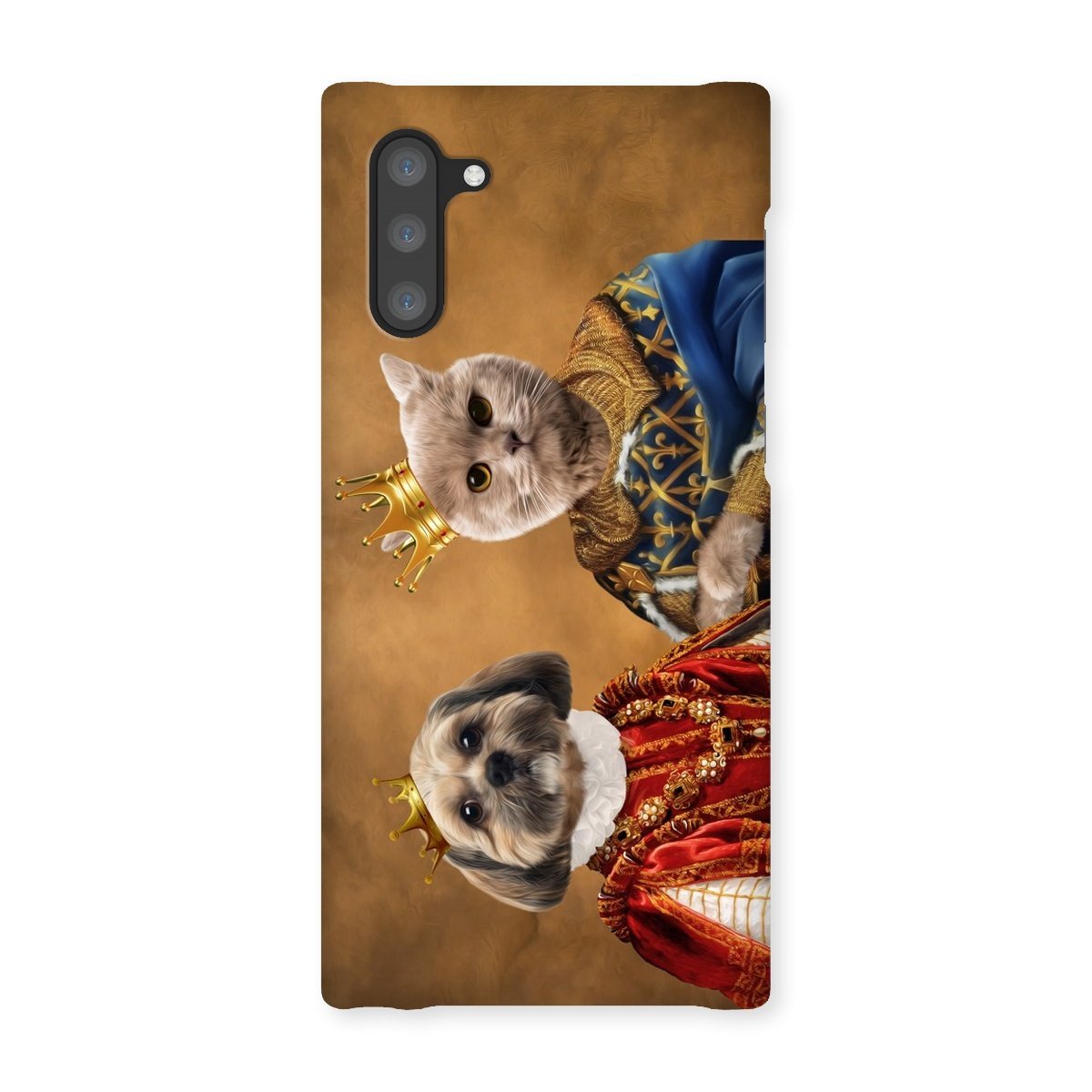 The King & Queen: Custom Pet Phone Case - Paw & Glory - Dog Portraits - Pet Portraits