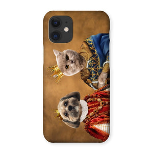 The King & Queen: Custom Pet Phone Case - Paw & Glory - Dog Portraits - Pet Portraits