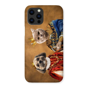 The King & Queen: Custom Pet Phone Case - Paw & Glory - Dog Portraits - Pet Portraits