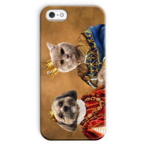 The King & Queen: Custom Pet Phone Case - Paw & Glory - Dog Portraits - Pet Portraits