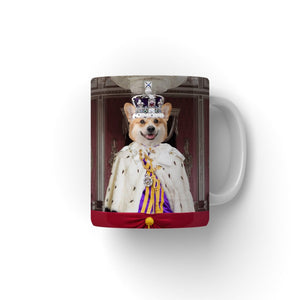 The Kings Coronation: Custom Pet Coffee Mug - Paw & Glory - Dog Portraits - Pet Portraits