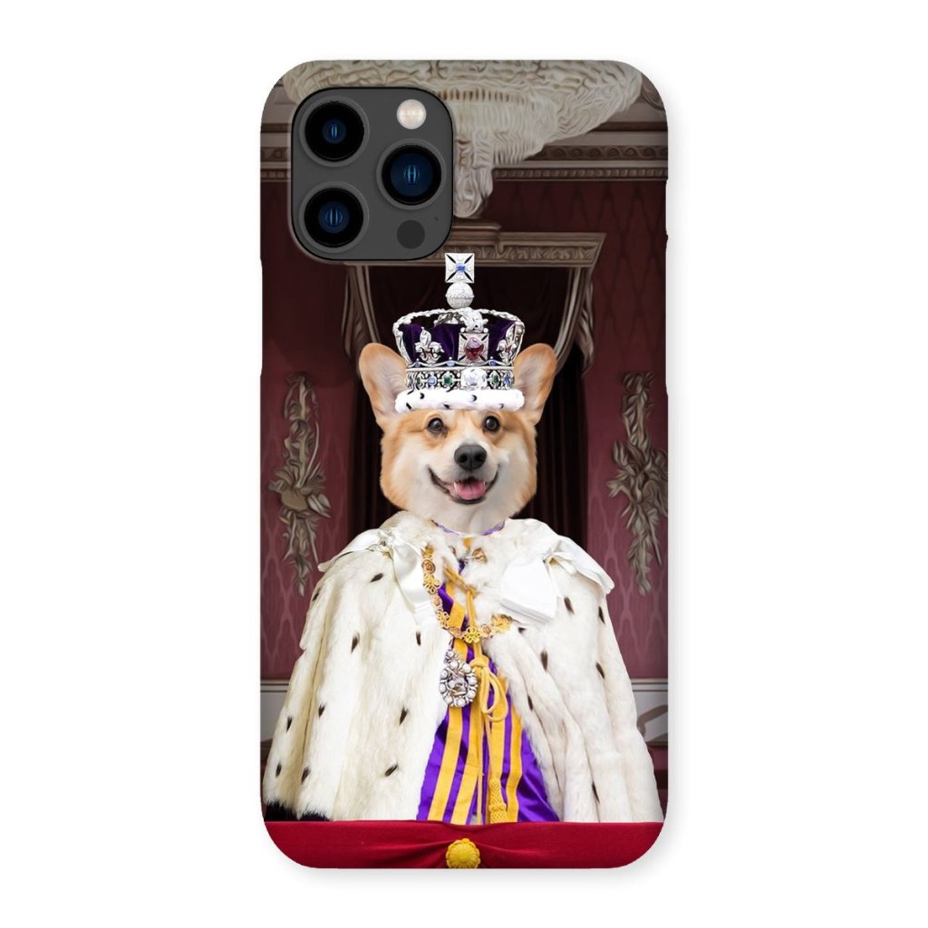 The Kings Coronation: Custom Pet Phone Case - Paw & Glory - Dog Portraits - Pet Portraits