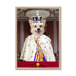 The Kings Coronation: Custom Pet Portrait - Paw & Glory - Dog Portraits - Pet Portraits