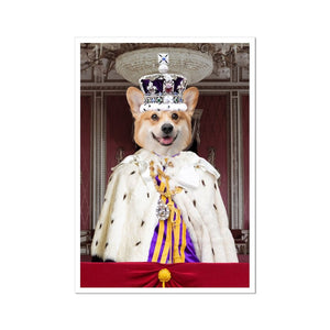 The Kings Coronation: Custom Pet Portrait - Paw & Glory - Dog Portraits - Pet Portraits