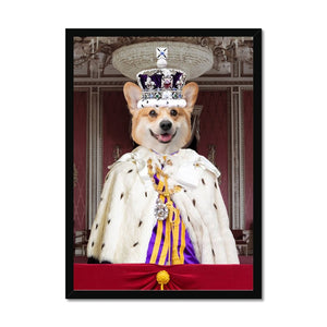 The Kings Coronation: Custom Pet Portrait - Paw & Glory - Dog Portraits - Pet Portraits