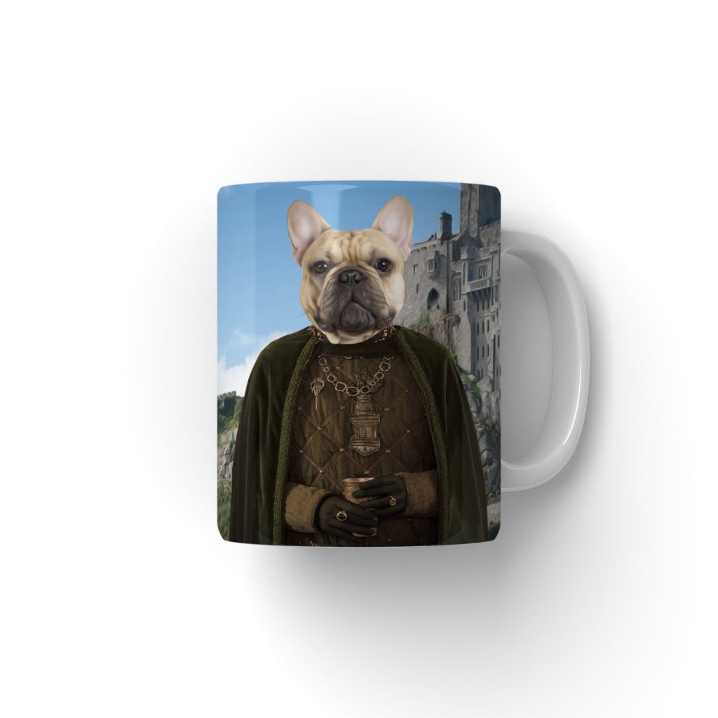 The Kings Informer (House Of The Dragon Inspired): Custom Pet Coffee Mug - Paw & Glory - Dog Portraits - Pet Portraits