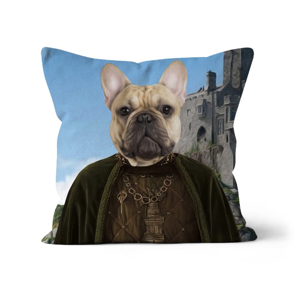 The Kings Informer (House Of The Dragon Inspired): Custom Pet Pillow - Paw & Glory - Dog Portraits - Pet Portraits