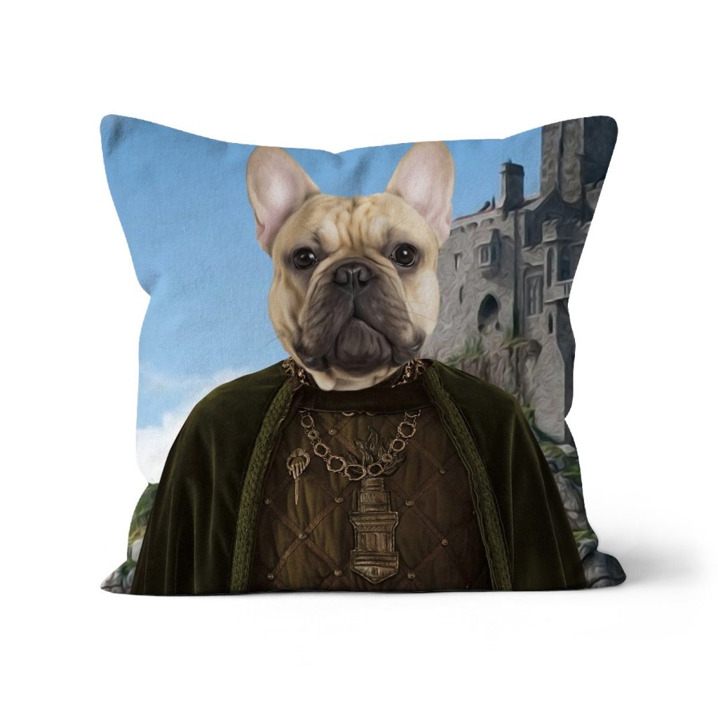 The Kings Informer (House Of The Dragon Inspired): Custom Pet Pillow - Paw & Glory - Dog Portraits - Pet Portraits