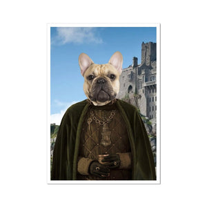 The Kings Informer (House Of The Dragon Inspired): Custom Pet Portrait - Paw & Glory - Dog Portraits - Pet Portraits