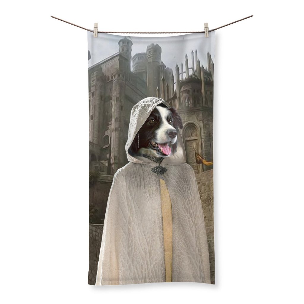 The Kings Spy (House Of The Dragon Inspired): Custom Pet Towel - Paw & Glory - Dog Portraits - Pet Portraits