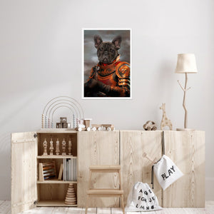 The Knight: Custom Pet Poster - Paw & Glory - Dog Portraits - Pet Portraits