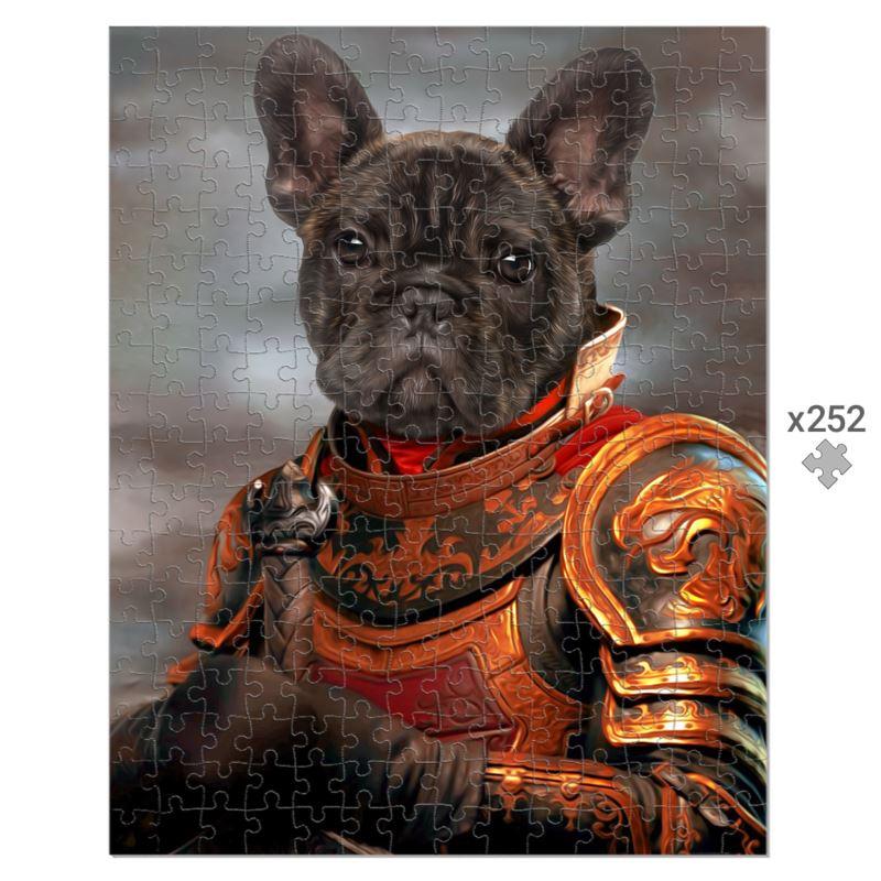 The Knight: Custom Pet Puzzle - Paw & Glory - Dog Portraits - Pet Portraits