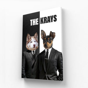 The Krays: Custom Pet Canvas - Paw & Glory - Dog Portraits - Pet Portraits