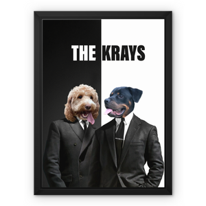 The Krays: Custom Pet Canvas - Paw & Glory - Dog Portraits - Pet Portraits