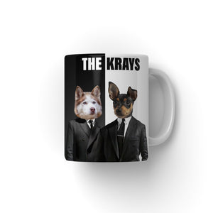 The Krays: Custom Pet Coffee Mug - Paw & Glory - Dog Portraits - Pet Portraits