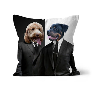 The Krays: Custom Pet Pillow - Paw & Glory - Dog Portraits - Pet Portraits