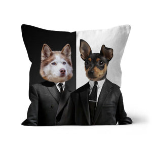 The Krays: Custom Pet Pillow - Paw & Glory - Dog Portraits - Pet Portraits