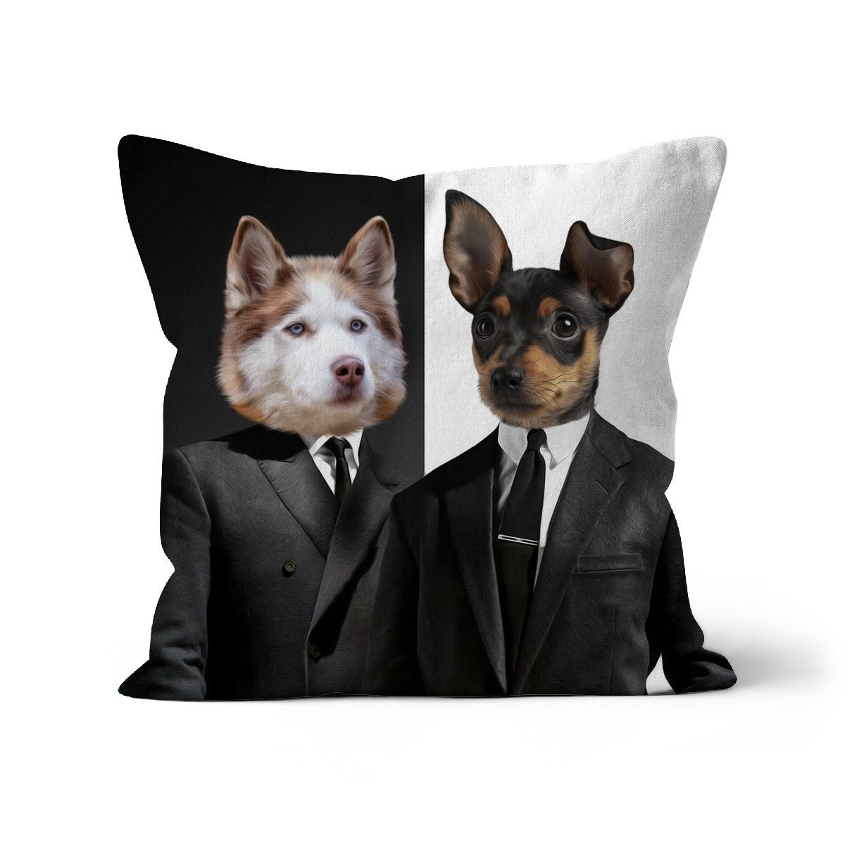 The Krays: Custom Pet Pillow - Paw & Glory - Dog Portraits - Pet Portraits