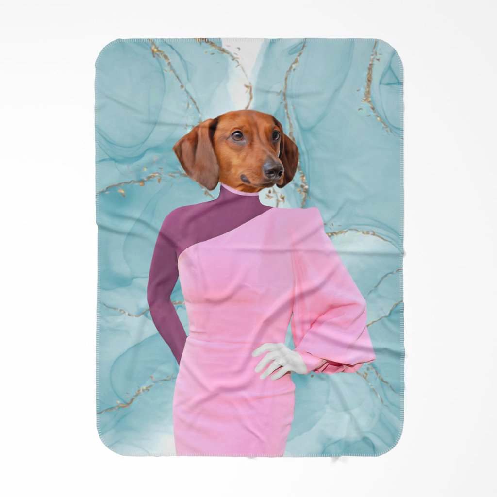 The Kyle (Real Housewives Of Beverley Hills): Custom Pet Blanket - Paw & Glory - Dog Portraits - Pet Portraits