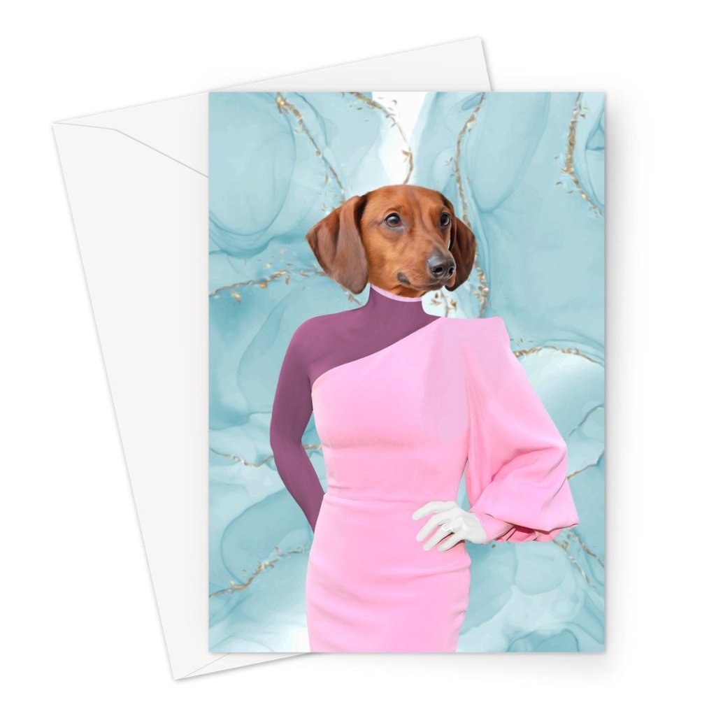 The Kyle (Real Housewives Of Beverley Hills): Custom Pet Greeting Card - Paw & Glory - Dog Portraits - Pet Portraits