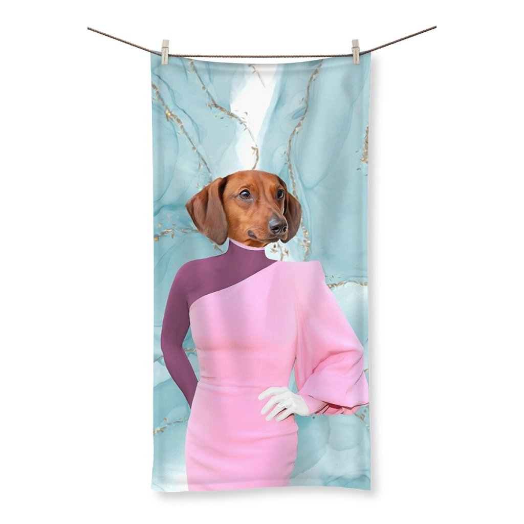 The Kyle (Real Housewives Of Beverley Hills): Custom Pet Towel - Paw & Glory - Dog Portraits - Pet Portraits