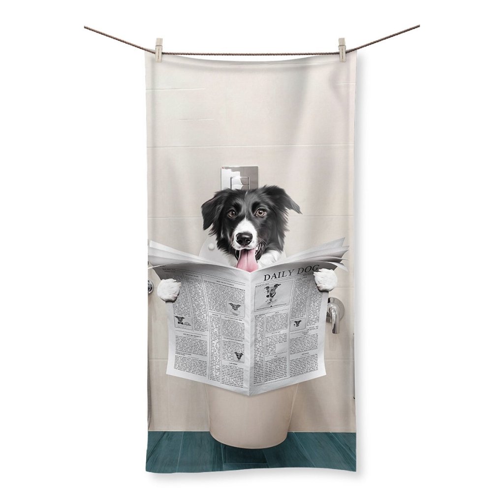 The Lavatory: Custom Pet Towel - Paw & Glory - Dog Portraits - Pet Portraits