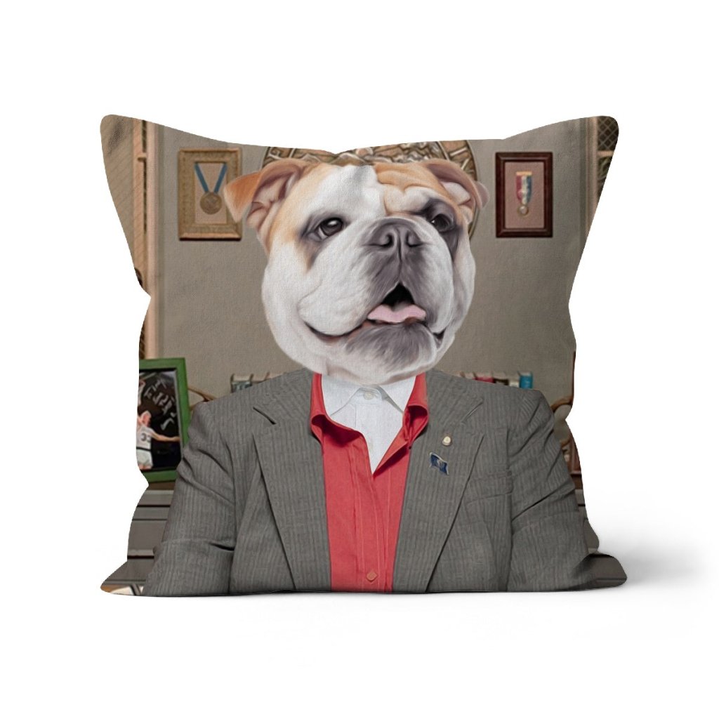 The Leslie (Parks & Recreation Inspired): Custom Pet Pillow - Paw & Glory - Dog Portraits - Pet Portraits